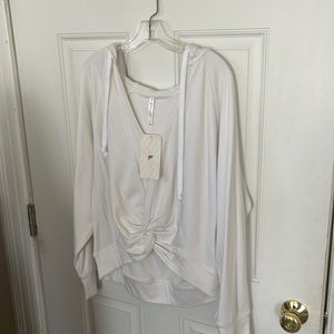 Fabletics Sydney twist front hoodie Sz Lg